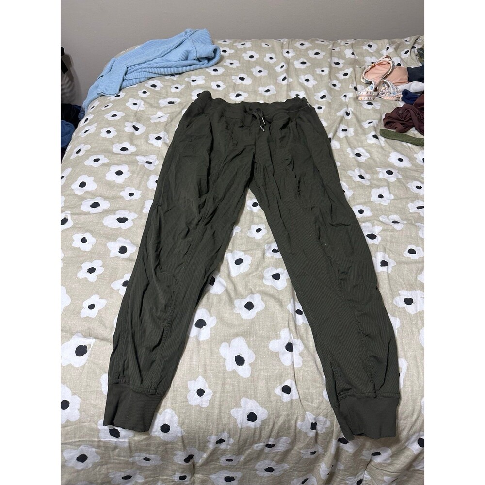 Lululemon green studio joggers